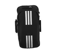DIYEAH Brassard de Sport Étanche pour Téléphone Pochette Mobile Ajustable pour Course Randonnée Fitness et Cyclisme pour Activités Plein Air Noir