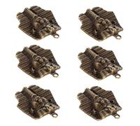 DIYEAH Breloques Charme Rétro Alliage Bronze Antique pour Création Bijoux DIY 10 Pcs Artisanat Femmes Costume Accessoire Fête Loisirs Créatifs