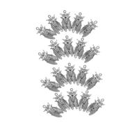DIYEAH Breloques Insectes En Alliage Vintage, Pendentifs Cigales Métal Argenté, Lot De 20 Pièces, Mini Accessoires Diy, Création Bijoux Nature, Colliers Et Bracelets Artisanaux