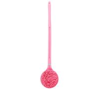 DIYEAH Brosse de Bain Amovible à Long Manche Rose, Brosse Massante Douce pour Adultes et Garçon et Filles, Outil de Bain à Récurer Massage Corps, Élimine Peaux Mortes et Stimule