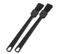 DIYEAH Brosse de Nettoyage 2pcs pour Machine à Café Expresso Noire en Plastique Compacte et Sûre pour Cafetières et Robots Culinaires