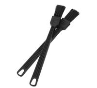 DIYEAH Brosse de Nettoyage Noir 2pcs pour Machine à Café Expresso en Plastique Design Portable pour Entretien des Cafetières