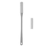 DIYEAH Brosse Douce Pieds Long Manche Antidérapant, Brosse Exfoliante en Caoutchouc Souple pour Espaces Entre les Orteils, Lot 1 Pièce avec Tête de Remplacement Antipruritique, Nettoyage