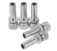 DIYEAH Buses de Brumisation Basse Pression en Laiton 6 MM 15 Pièces Petites Buses d'Atomisation pour Irrigation Précise Refroidissement et Lutte la Poussière Adaptées au Jardinage et