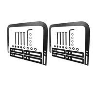 DIYEAH Butées de Matelas Antidérapantes en Métal Double Fixation pour Sommier à Cadre Métallique Supports de Maintien Robustes Empêchant Le Glissement du Matelas Accessoire Stable