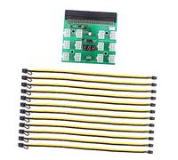 DIYEAH Câble Alimentation pour Carte Graphique Accessoire De Minage Connecteur Femelle Broches Extrémité Interface à Glissière Mâle Broches à Autre