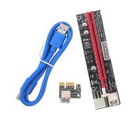DIYEAH Câble de Montée Pcie 1x vers 16x pour Carte Graphique Gpu, Interface USB, Connexion Stable, Installation Facile, pour Minage