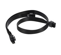 DIYEAH Câble D'extension d'alimentation 8 Contacts en Cuivre Étamé vers Double 6+2 Contacts Noir pour Carte Graphique Gpu pour Réparation et Assemblage PC
