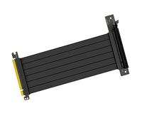 DIYEAH Câble D'extension Pci-e 3.0 16x Ruban Plat 40 Cm Flexible pour Composants Informatiques Usage Ordinateur Couleur Noire