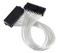 DIYEAH Câble Extension Alimentation ATX 24p en Cuivre Étamé Connecteur Verrouillable pour Carte Mère