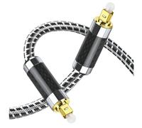 DIYEAH Câble Optique Audio Numérique Fibre pour Home Cinéma Signal Stable et Remplace Câble Audio Optique Endommagé Compatible Amplificateur Dvd Enceintes