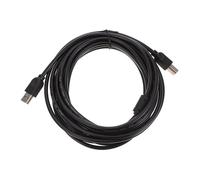 DIYEAH Câble USB pour Imprimante Noir à Âme en Cuivre 2.0 sans Pilote Plug and Play Compatible Télécopieurs Usage Bureau Pratique