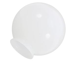 DIYEAH Cache Ampoule Plafond en Verre Sphérique Blanc Laiteux, Abat-jour de Remplacement pour Ventilateur, Petit et Élégant, pour Lampe Suspendue en Chambre