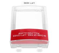DIYEAH Cache-Interrupteur en Plastique pour Bouton Alarme Incendie Pare-feu, Protection Longue Durée et Installation Facile pour Usage Extérieur