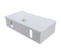 DIYEAH Cache-prise murale : Plaque de sécurité verrouillable type 86 - Protection anti-intempéries pour prise extérieure - Boîtier de verrouillable pour électrique intérieure/extérieure