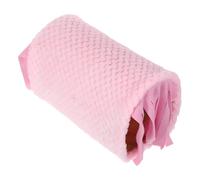 DIYEAH Cachette Hamster Douillette Peluche Tunnel Refuge Hivernal pour Petits Animaux Nid de Repos Confortable pour Cochons Chinchillas et Lapins Maison Abri Douillet Rose