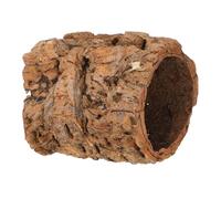 DIYEAH Cachette Naturelle en Écorce de Liège pour Petits Reptiles, Respirante et Refuge Sûr de Tronc pour Terrarium ou Aquarium Design Réaliste