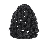 DIYEAH Cachette pour Poissons et Crevettes en Plastique Noir, Tunnel D'aquarium Sécurisé et Décoratif, Abri Privé pour Bettas et Aquarium Naturel
