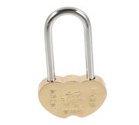 DIYEAH Cadenas Vintage Serrure Décorative pour Voyage Cadeau Couple Cadenas Forme de Cœur Robuste et Portable