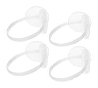 DIYEAH Cadre de Fabrication Base de Protection Auditive de Cache-oreilles en Plastique Blanc , Kit de Bricolage 4 Pièces Interchangeables pour Usage Quotidien et Prolongé