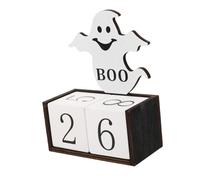 DIYEAH Calendrier de Bureau Halloween Décoration Compacte et Durable pour Maison comme et Rappel Fêtes Importantes