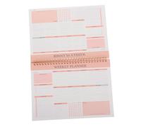 DIYEAH Calendrier Hebdomadaire B5 Agenda de Travail Spirale Bloc-Notes Non Daté Couverture en Papier Solide Gestion Tâches et Planning pour Bureau École Maison