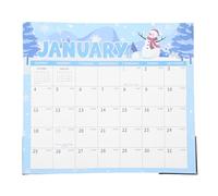 DIYEAH Calendrier magnétique pour réfrigérateur - Janvier 2026 à juin 2027 - Calendrier magnétique pour réfrigérateur - Tableau de planification mensuel et quotidien pour la cuisine, la famille