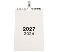 DIYEAH Calendrier mural 2027 - Agenda mensuel A5 à spirale avec section notes pour la planification du bureau à domicile, du bureau familial et des études
