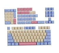 DIYEAH Capuchons de Touches Pbt Utilisation Pratique Universels pour Clavier Mécanique Ensemble de 132 Profil Xda Passionnés de Claviers de Jeu