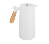 DIYEAH Carafe Thermique Intelligente 1L Blanche Affichage Température Pot à Double Paroi Verre Isolé Distributeur d'Eau Chaud et Café Maison Bureau Restaurant