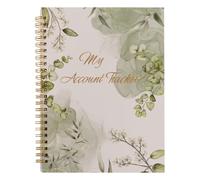 DIYEAH Carnet de Comptes Bancaire Professionnel 100 Pages Papier Qualité Couverture Robuste Organiseur de Budget Personnel et Registre Comptable pour Gestion Précise des Transactions