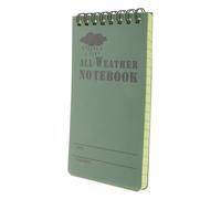DIYEAH Carnet de Notes Étanche à Spirale Portable Carnet de Poche Camouflage Vert Fournitures Scolaires pour Étudiants et Prise de Notes Extérieur