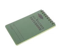 DIYEAH Carnet Notes Étanche à Spirale Cahier Portable PVC Camouflage Vert et Antidéformation pour Activités Extérieures Prise de Notes Quotidienne