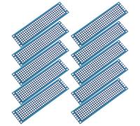 DIYEAH Cartes de Circuits Imprimés Expériences Électriques Projets D'ingénierie et Facile à Utiliser Double Face Lot de 10 en Bakélite Bleu, Design Multifonctionnel