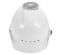 DIYEAH Casque de Température Tête Blanc Ventilateur USB Intégré, Solaire Design pour Travaux et Amélioration Domestique