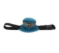 DIYEAH Ceinture de Moxibustion Pratique en Tissu Bleu Marine, Réglable et Respirante, Sangle Portable pour Porte-boîte à Moxa, Compatible Thérapie par Compresses Chaudes et Massage,