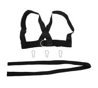 DIYEAH Ceinture de Soutien de Poids Professionnelle en Polyester Noir, Bande de Résistance pour Entraînement Intensif Port Jusqu'à 100kg, pour Test D'entraînement