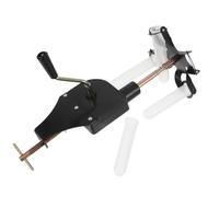 DIYEAH Centrifugeuse Manuelle Portable Tubes de Prélèvement D'échantillons en Plastique Noire pour Séparation pour Laboratoire et Usage Scolaire