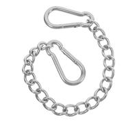 DIYEAH Chaîne en Acier Inoxydable 30 CM X 4 MM pour Chaise Suspendue Extérieure avec 2 Mousquetons Chaîne Robuste Résistante aux Intempéries pour Supports de Balançoire et Hamacs de