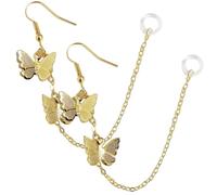 DIYEAH Chaînes Anti-Perte pour Écouteurs sans Fil Lot de 2 Boucles d'oreilles Métalliques Compatibles Légères et Portables pour Sport et Usage Quotidien