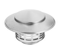DIYEAH Chapeau de Cheminée Acier Inoxydable Protection Pluie pour Tuyau de Cheminée Couvercle Aux Intempéries pour Utilisation Extérieure Design Chic et Durable