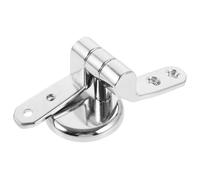 DIYEAH Charnière de Siège de Toilette Facile à Installer en Alliage D'aluminium Argenté Ensemble de Remplacement 1 Set pour Montage de Toilettes Solide
