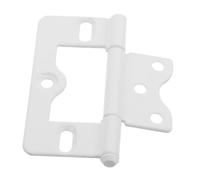 DIYEAH Charnières de Porte Blanches pour Entrée et Placards Installation Facile sans Encastrement Fonction Auto Fermante Charnières Décalées pour Portes Battantes Silencieuses et