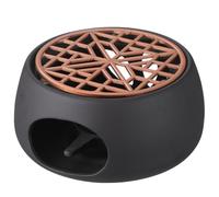 DIYEAH Chauffe-théière en Céramique Stable Réchaud à Bougie pour Maison et Restaurant, Set Pratique de Style Japonerie pour Amis du Thé