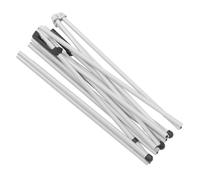 DIYEAH Chevalet d'Exposition Pliable en Alliage d'Aluminium Blanc 63 CM Support Portable pour Tableau et Peinture Trépied Léger et Robuste pour Artistes Étudiants et Garçon et Filles