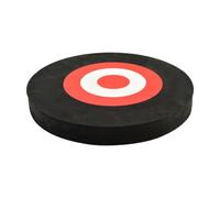 DIYEAH Cible de Tir à l'arc Mobile en Eva Étanche, 1 Pièce Noire, Amortissante et Résistante pour Entraînement Quotidien en Intérieur et Extérieur, Accessoire Léger et Portable pour Tir