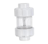DIYEAH Clapet Anti-Retour en Plastique Blanc pour Pompe à Air Aquarium, Vanne de Régulation Solide, Prévention du Reflux pour Tuyau D'aquarium 9,7x5,2x5,2cm