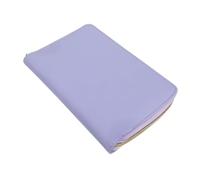 DIYEAH Classeur A6 : planificateur budgétaire à 6 anneaux - carnet rechargeable à feuilles mobiles avec emplacement pour stylo - organiseur portefeuille en polyuréthane à fermeture éclair pour