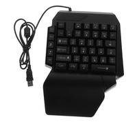 DIYEAH Clavier De Jeu Rétroéclairé Clavier E-Sport pour Jeux Vidéo Portable Et Facile à Utiliser pour Expérience De Jeu Maison Ou Résidence