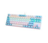 DIYEAH Clavier Mécanique Clavier Rétroéclairé pour Maison Bureau Rvb avec Multimédia